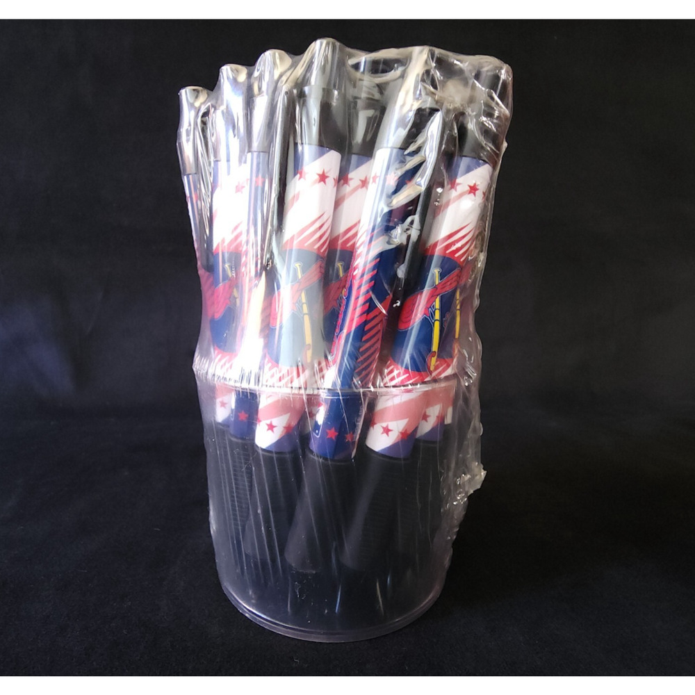 Baseball Team St Louis Cardinals MLB Licensed Lot 26 Pack Black Ink Click Pens